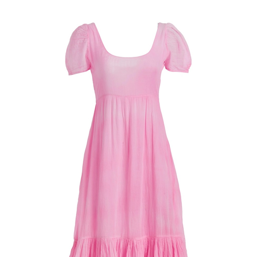 Love Shack Fancy Pink Ryan Maxi Dress